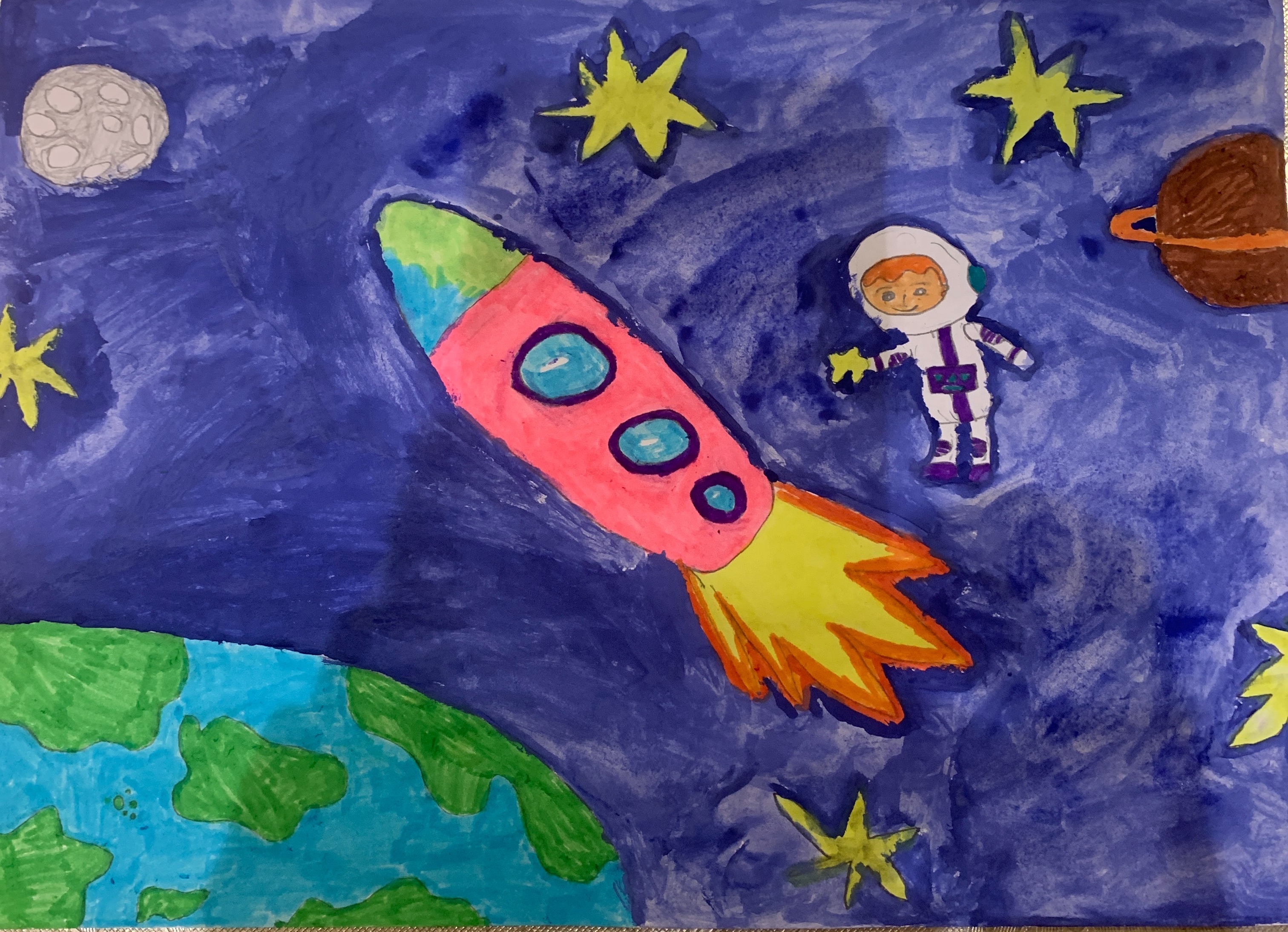 Рисунок участника Кира Тришина, 10 лет